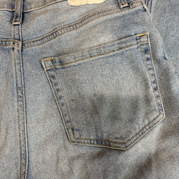 Hollister Dad Jeans Womens 3L 26x33 Blue Cotton Vintage Stretch Ultra High Rise - Picture 13 of 15